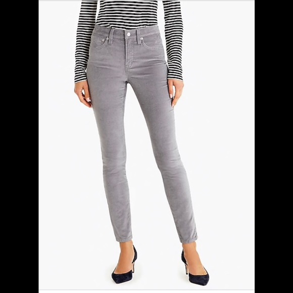 J. Crew Denim - J. Crew 9” high rise toothpick jean in velvet 28